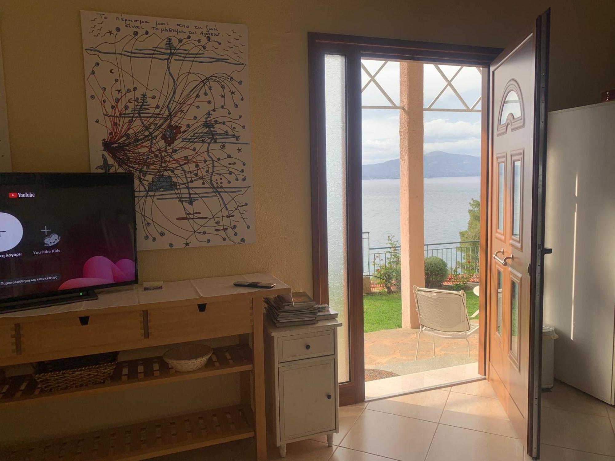 Amfiteatrico Sea View - Kalamos Attiki Lägenhet Markopoulon Oropou Exteriör bild